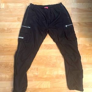 Black Supreme Nylon Pants